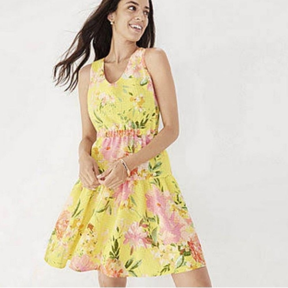 Malone T Floral Mini Dress‎
